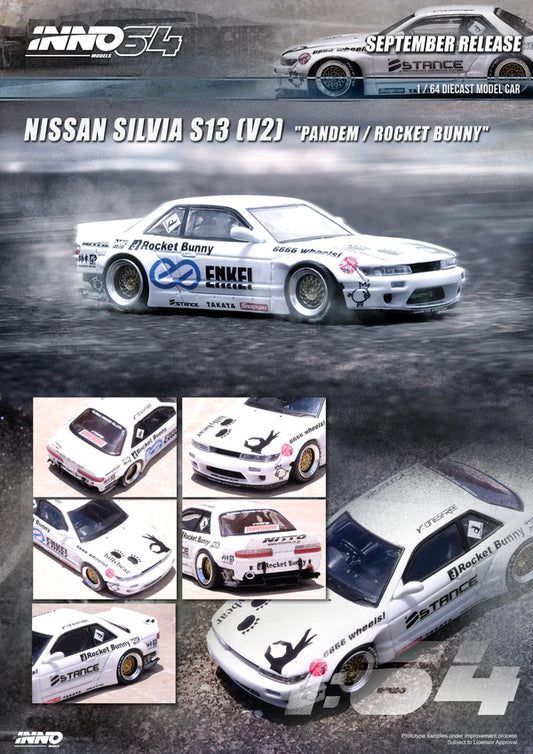 Nissan S13 Silvia (V2) Pandem Rocket Bunny Edition - White