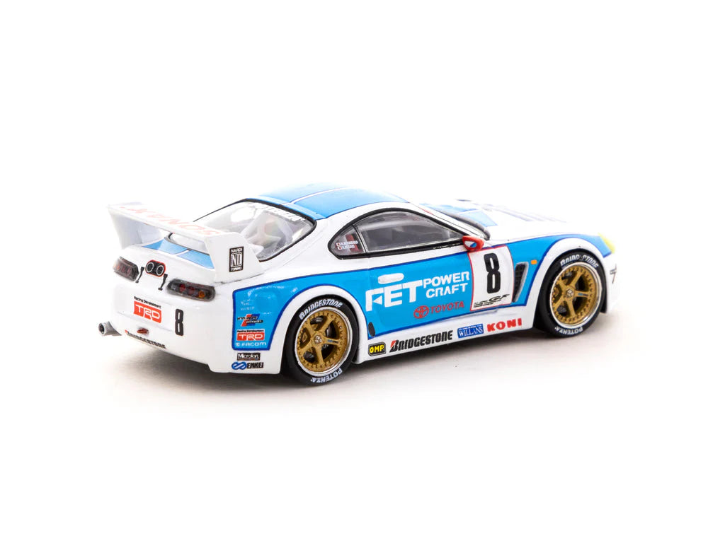 1995 Toyota Supra GT #8 N. Nagasaga/K. Misaki, White/Blue