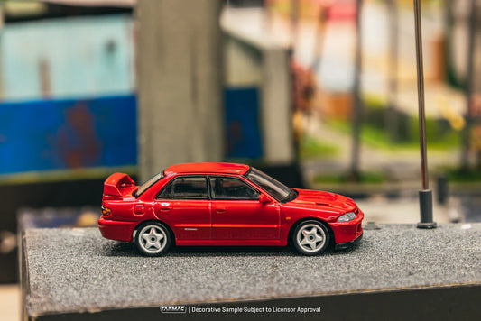 Mitsubishi Lancer GSR Evolution II (Red with Trading Cards)
