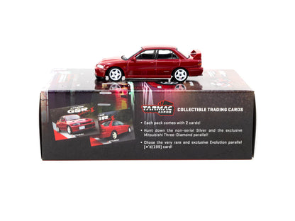 Mitsubishi Lancer GSR Evolution II (Red with Trading Cards)