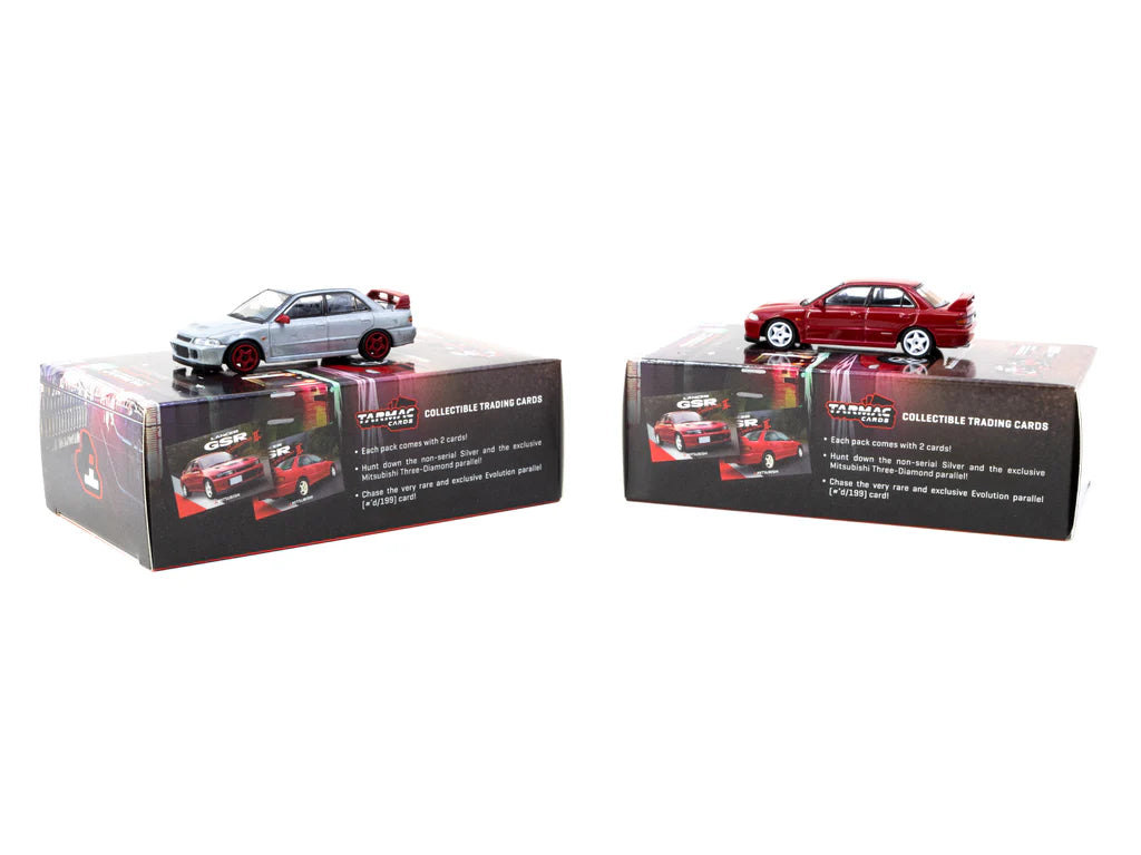 Mitsubishi Lancer GSR Evolution II (Red with Trading Cards)