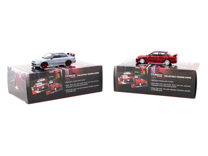 Mitsubishi Lancer GSR Evolution II (Red with Trading Cards)