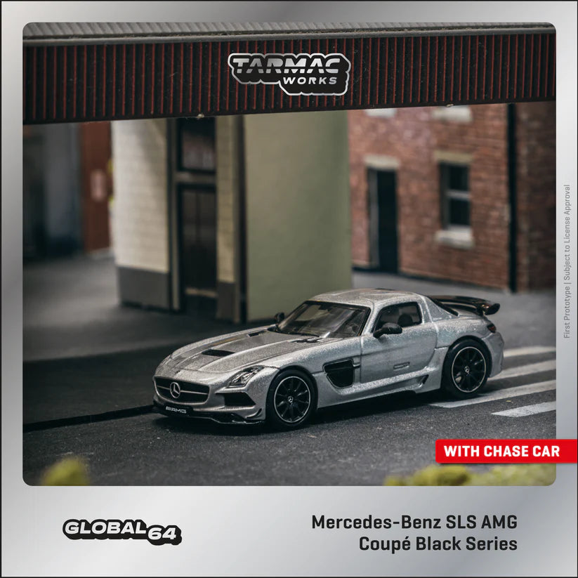 Mercedes Benz SLS AMG Coupe Black Series - silver metallic