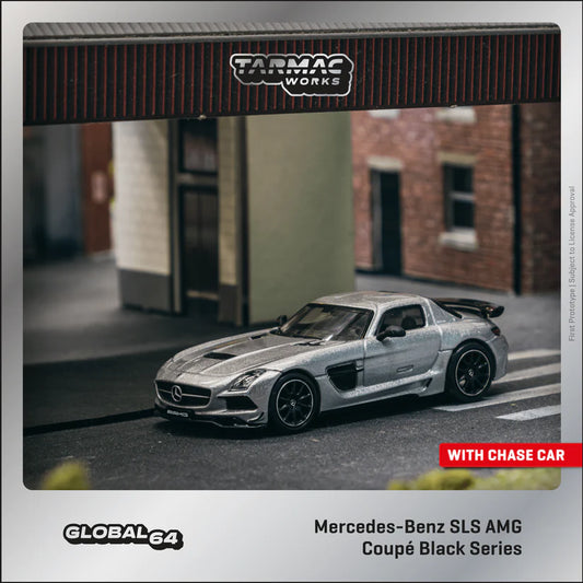 [Előrendelés] Mercedes Benz SLS AMG Coupe Black Series - silver metallic