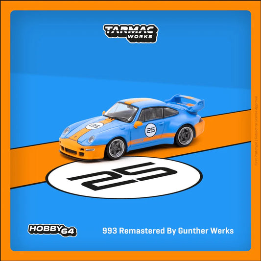 Porsche 993 - Remastered by Gunther Werks (Blue/Orange)