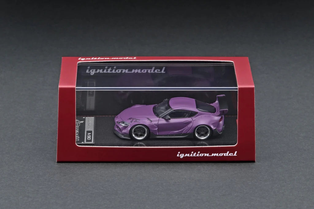 Toyota Pandem Supra A90, matt purple box