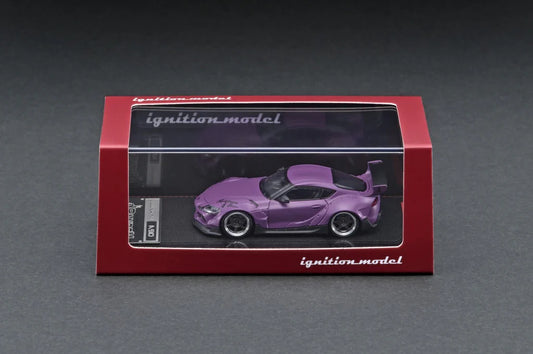 Toyota Pandem Supra A90, matt purple box