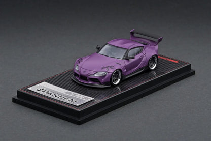 Toyota Pandem Supra A90, matt purple front