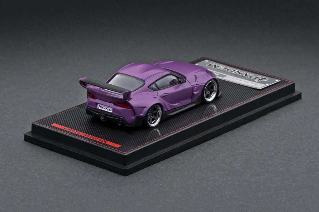 Toyota Pandem Supra A90, matt purple rear