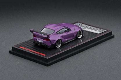 Toyota Pandem Supra A90, matt purple rear