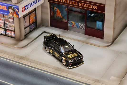 Street Warrior - BMW M3 E30 Black, Live to Offend Modified Chrome BOSS