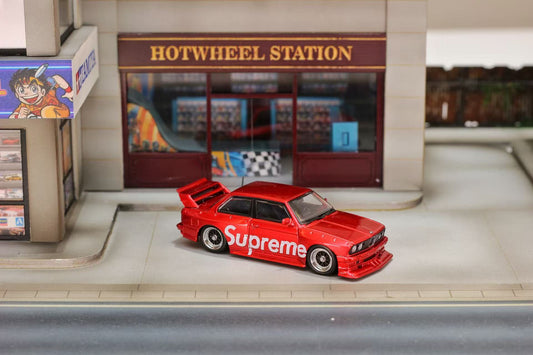 Street Warrior - BMW M3 E30 Red Chrome, Live to Offend Modified Chrome Supreme