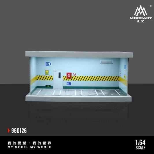#MO960126 - Assembly Diorama ABS Underground Parking Lot Theme with LED Light B