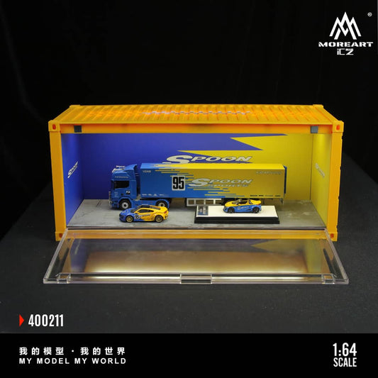 #MO400211 - Assembly Diorama ABS Container with LED Light Maintenance Theme Livery B - Yellow