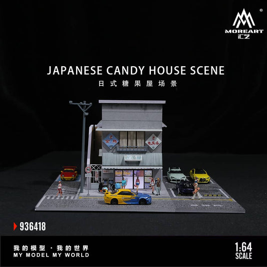 #MO936418 - Assembled Diorama Japanese Candy House with LED Light
