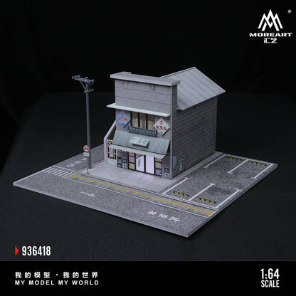 #MO936418 - Assembled Diorama Japanese Candy House with LED Light