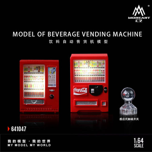ELŐRENDELÉS - #MO641047 - Assembly Diorama Coca Beverage Vending Machine Set Package