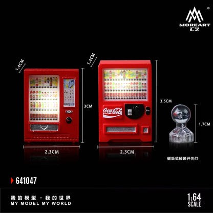 ELŐRENDELÉS - #MO641047 - Assembly Diorama Coca Beverage Vending Machine Set Package