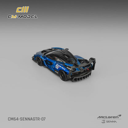 #CM64-SENNAGTR-07 - Senna GTR Metallic Blue 47# Livery