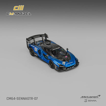#CM64-SENNAGTR-07 - Senna GTR Metallic Blue 47# Livery