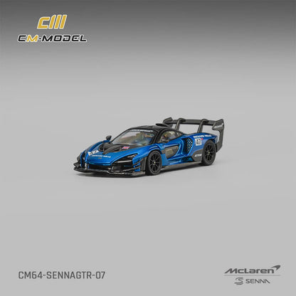 #CM64-SENNAGTR-07 - Senna GTR Metallic Blue 47# Livery