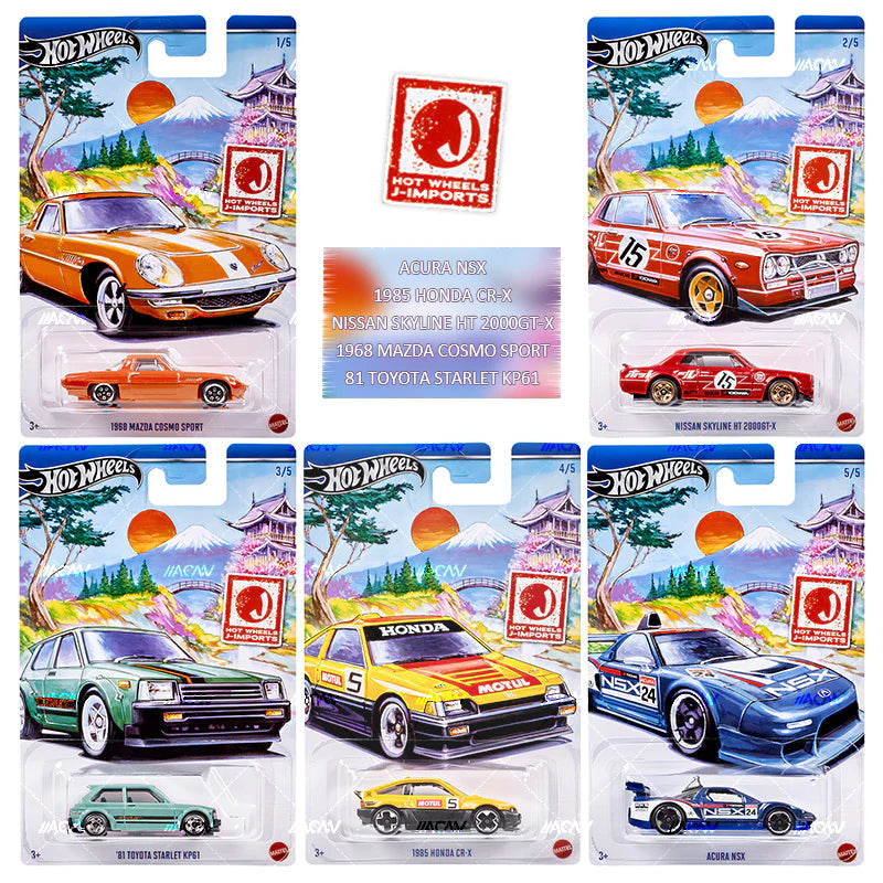 hot wheels japanese imports 2024 mix f set