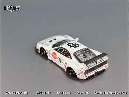 ELŐRENDELÉS - Street Warrior - Liberty Walk F40 White Collet 58 # Livery