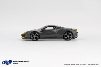 ELŐRENDELÉS - #BBRFER64007 - Ferrari 296 GTB Asetto Fiorano, Grigio Scuro