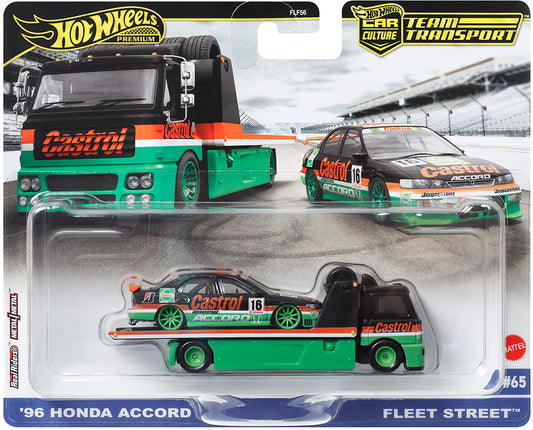 hot wheels team transport 2024 mix 2 team castrol honda accord
