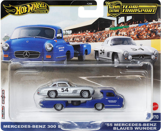 mercedes benz 300sl and '55 mercedes-benz blaues wunder