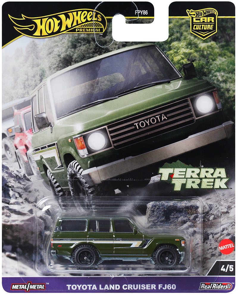 hot wheels car culture terra trek toyota land cruiser fj60