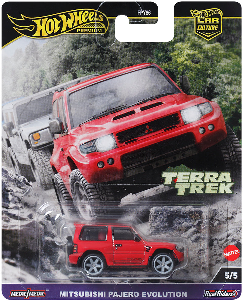 hot wheels carculture terra trek mitsubishi pajero evolution