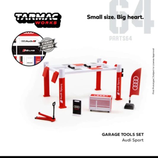 Garage Tools Set *Audi Sport*, White/Red