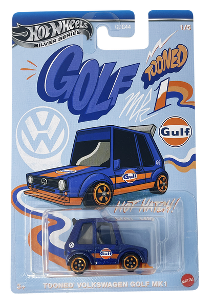Hot Wheels - Silver - Noppo Gulf Racing - szett