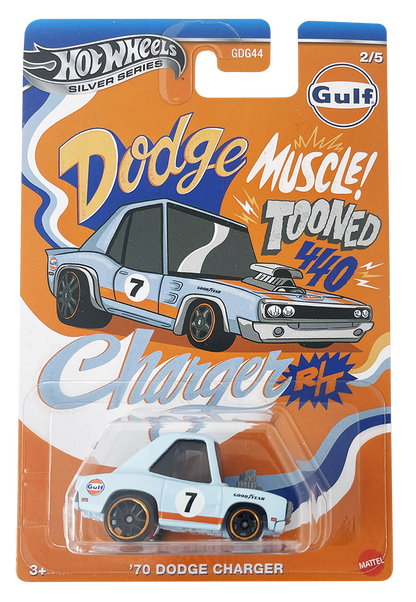 Hot Wheels - Silver - Noppo Gulf Racing - szett