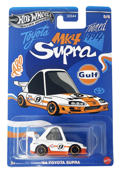 Hot Wheels - Silver - Noppo Gulf Racing - szett