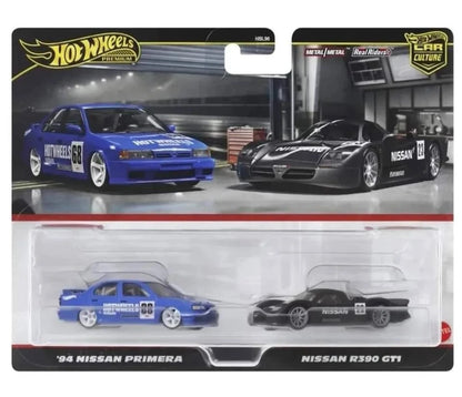 hbl96 hot wheels car culture 2pk nissan racing