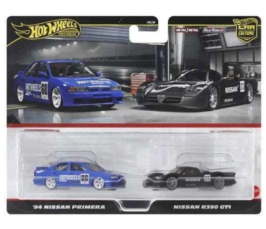 hbl96 hot wheels car culture 2pk nissan racing
