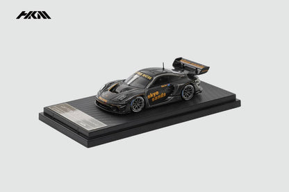 ELŐRENDELÉS - HKM - 911 (992) GT3 R Rennsport with Brumos Wing, Full Carbon Black with Skyesands Livery