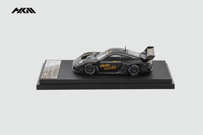 ELŐRENDELÉS - HKM - 911 (992) GT3 R Rennsport with Brumos Wing, Full Carbon Black with Skyesands Livery