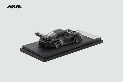 ELŐRENDELÉS - HKM - 911 (992) GT3 R Rennsport with Brumos Wing, Full Carbon Black