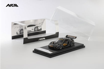ELŐRENDELÉS - HKM - 911 (992) GT3 R Rennsport with Brumos Wing, Full Carbon Black with Skyesands Livery