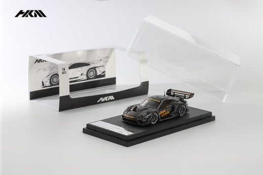 ELŐRENDELÉS - HKM - 911 (992) GT3 R Rennsport with Brumos Wing, Full Carbon Black with Skyesands Livery