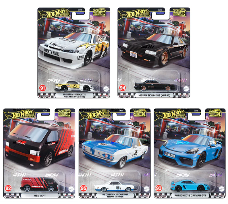 hot wheels boulevard 2024 mix 1 set