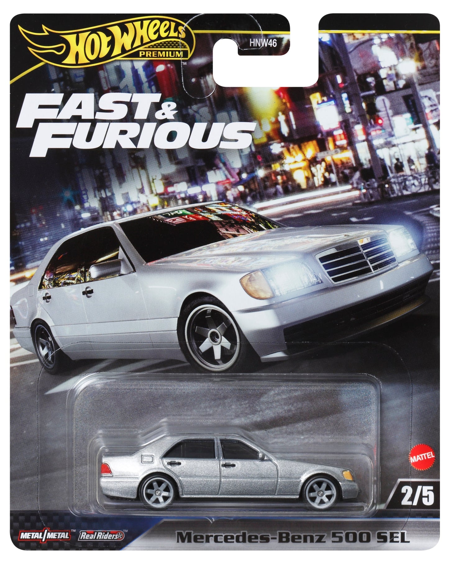 hot wheels fast & furious 2024 mix 3 mercedes benz 500 sel