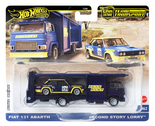 hot wheels fiat 131 abarth and second story lorry