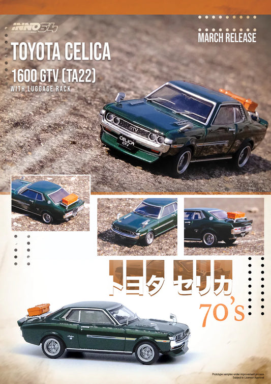 Toyota Celica 1600 GTV (TA22) (Green with Luggage)