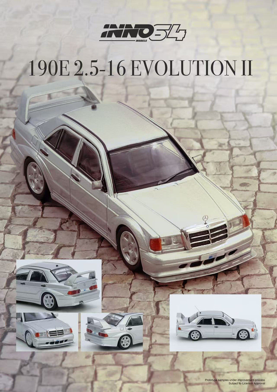 ELŐRENDELÉS - #IN64-190E-SIL - Mercedes-Benz 190E, Silver