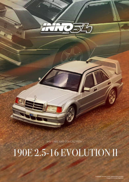 ELŐRENDELÉS - #IN64-190E-SIL - Mercedes-Benz 190E, Silver