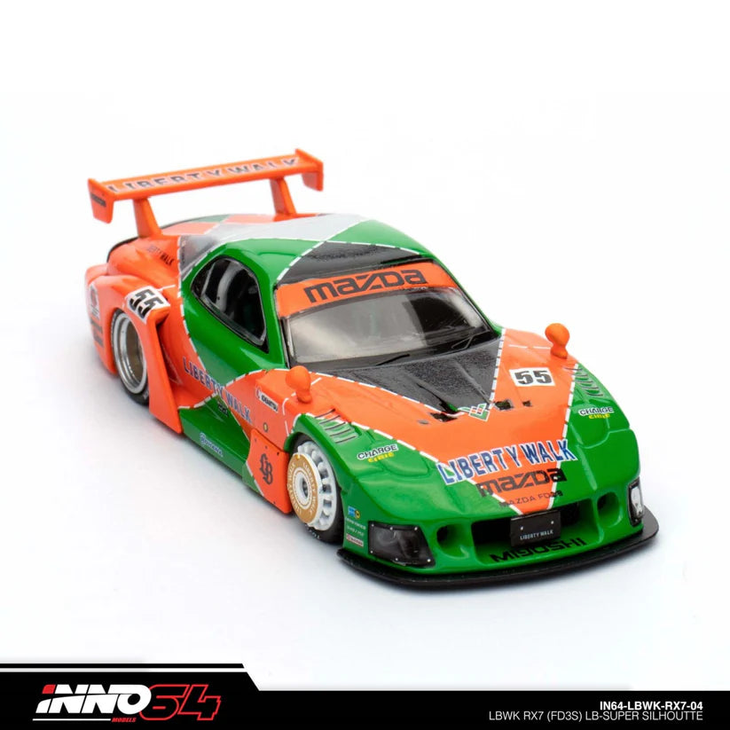 LBWK Mazda RX7 (FD3S) LB Super Silhouette MDX 2024 (Green/Orange)